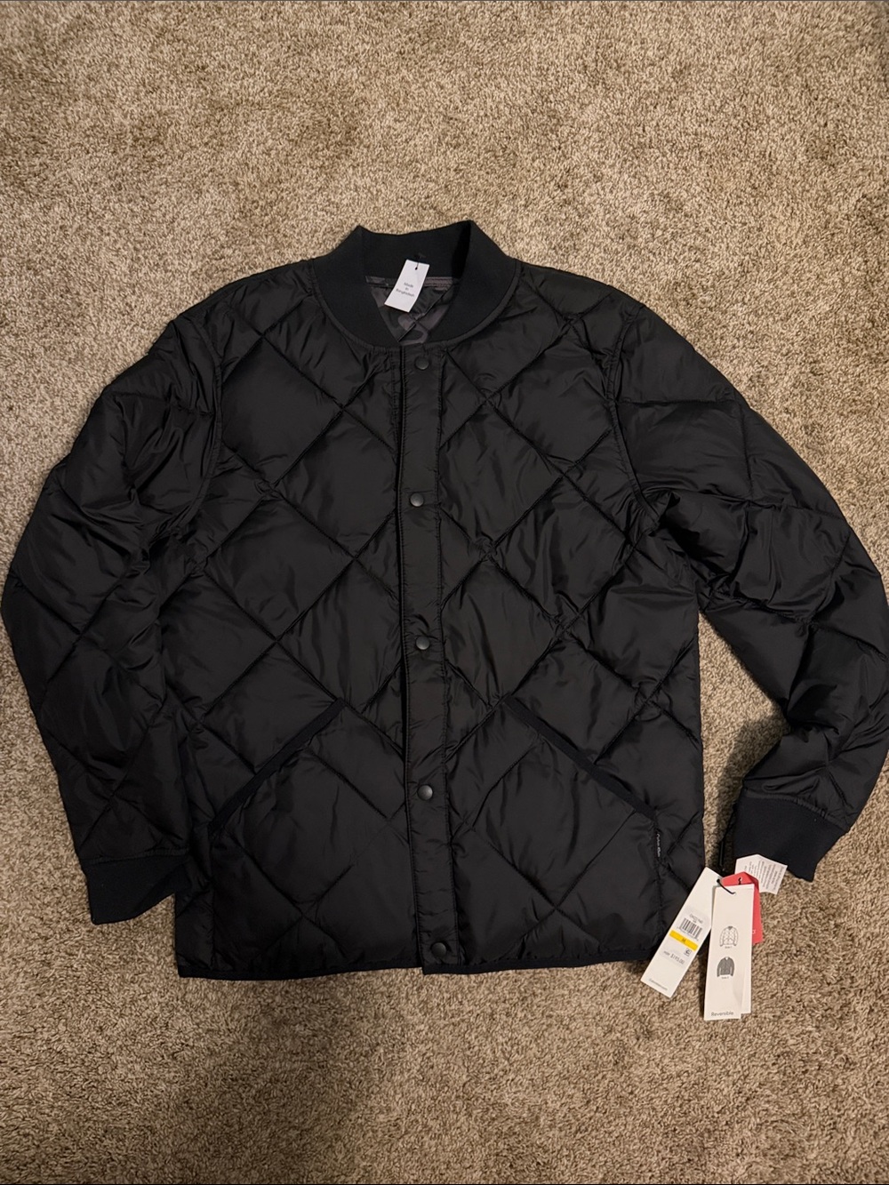 Calvin Klein Men's Black Quilted Puffer Jacket